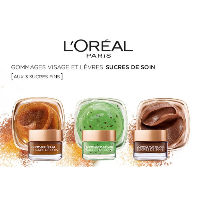 Tẩy tế bào chết dùng cho mặt & môi L'OREAL