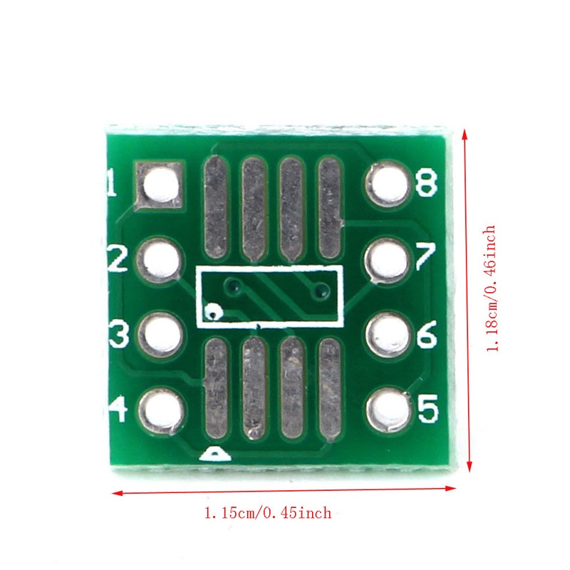 Bộ 10 Bảng Mạch Chuyển Đổi SOP8 SSOP8 TSSOP8 Sang DIP8