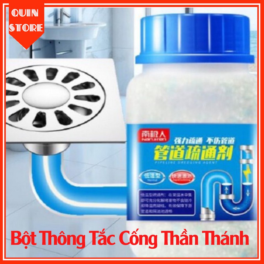 Bột Thông Tắc Cống, Đường Ống, Bồn Cầu, Bồn Rửa Mặt..