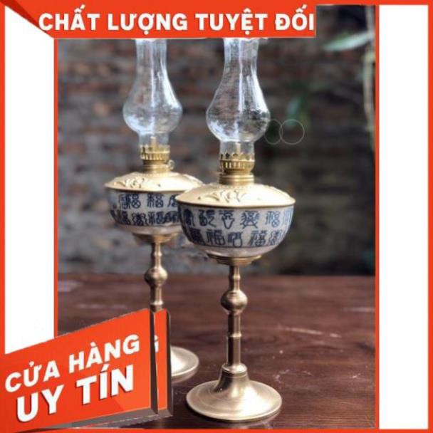 Giá hủy diệt -  Đèn thờ dầu men rạn cao cấp Bát Tràng