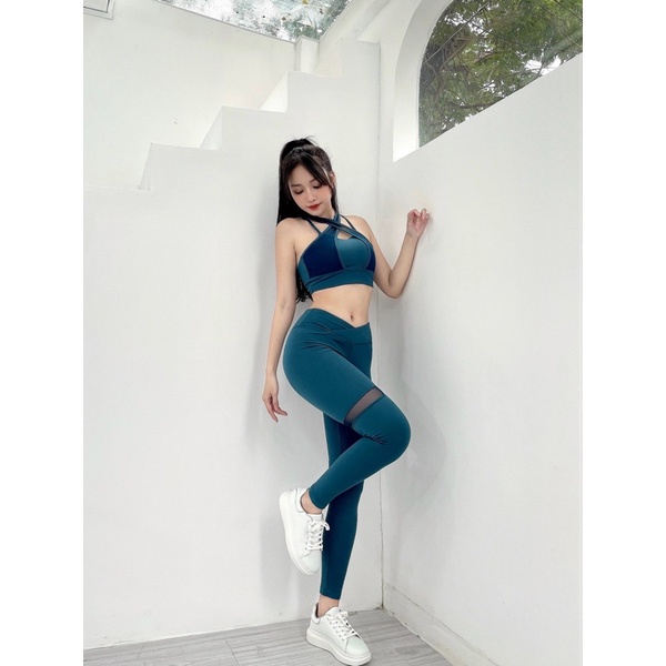 SET DÀI PHỐI LƯỚI CHÉO DÂY ( TẶNG KÈM MÚT) GYM,THỂ THAO,YOGA