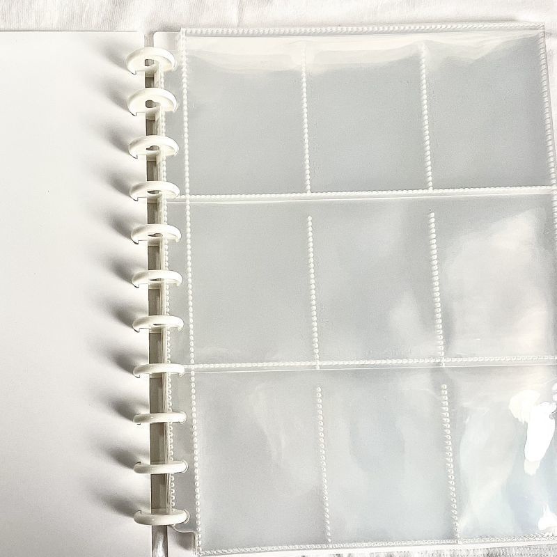 Sổ Còng Binder Album Đựng Thẻ A4 11 Vòng Tiện Lợi