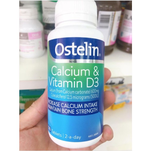 Viên uống Ostelin bổ sung Calcium & Vitamin D3 Của Úc, 130 viên(Hàng chính hãng)