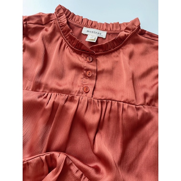 Áo babydoll nút gài xuất dư xịn