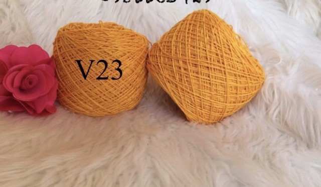 Chỉ móc sợi cotton hàng Việt Nam cỡ 1mm