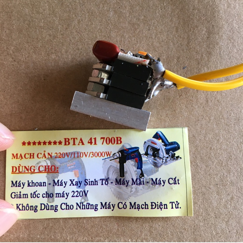 Mạch 3 IC cản điện 220v về 110v dùng cho các thiết bị cầm tay nội địa Nhật công suất 3000W - Dùng cho máy khoan, mài