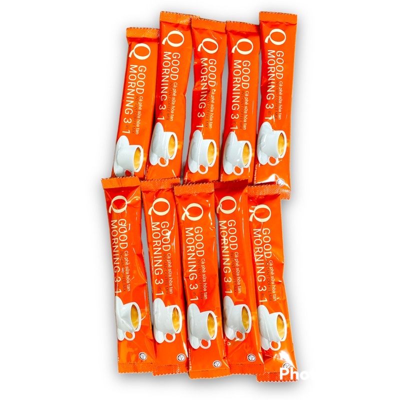 Combo 50 gói Cà phê sữa Q Good Morning Trần Quang vị truyền thống