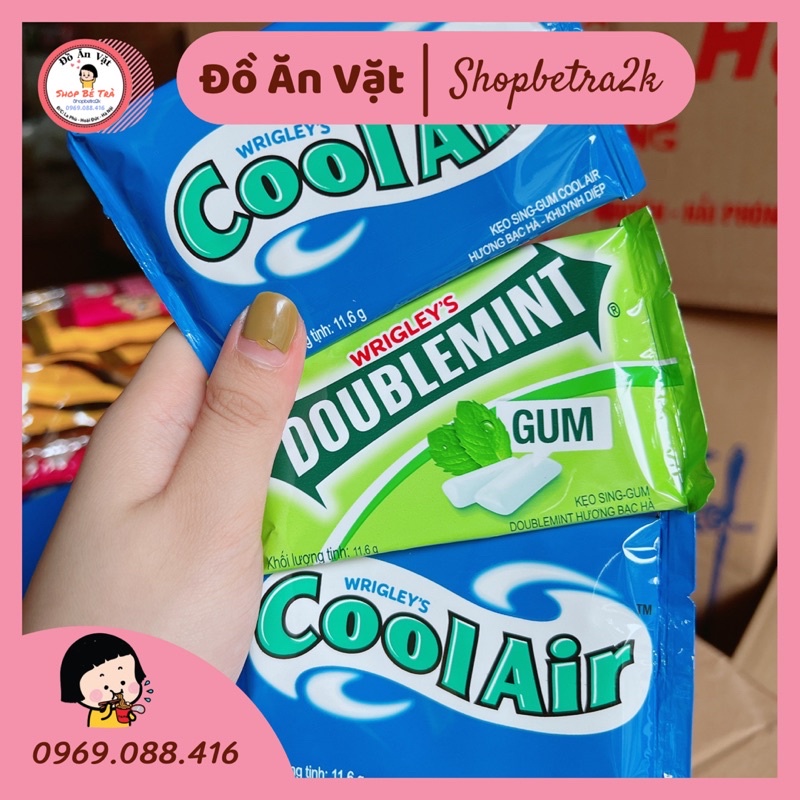Kẹo cao su vỉ CoolAir Doublemint