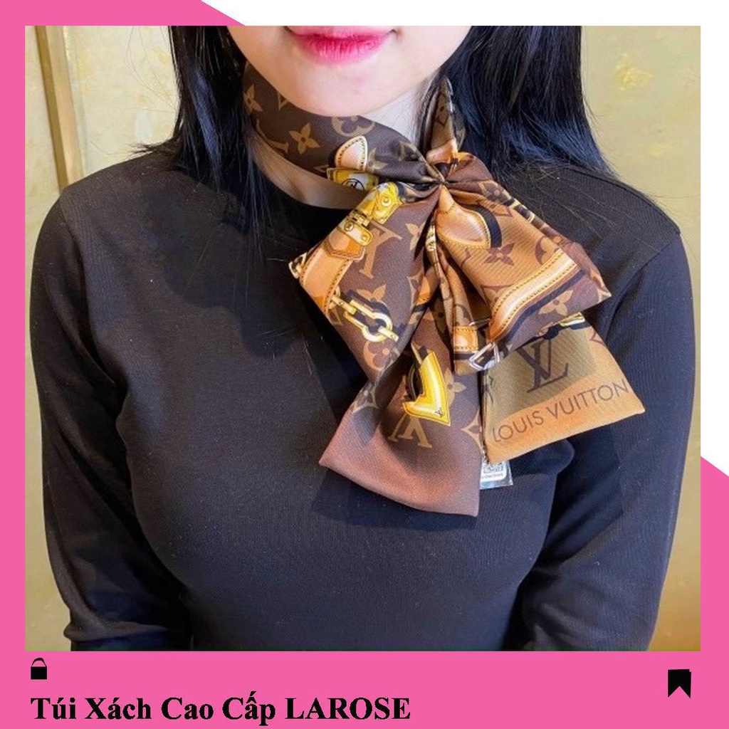 Khăn Lụa Quai Túi Xách/ Buộc Tóc / Quàng Cổ trang trí LAROSE