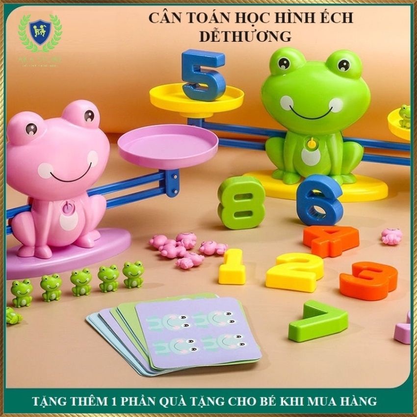 Bộ Ếch Cân Bằng Toán Học LIBRA FROG, Đồ Chơi Giáo Dục Thông Minh cho bé hỗ trợ học toán hiệu quả , AKA Store