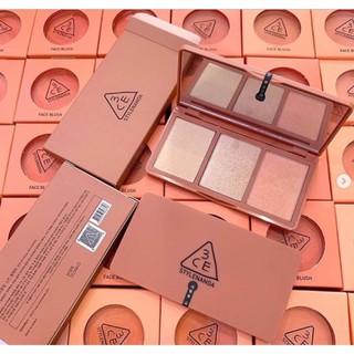 Bảng Phấn Highlight Bắt Sáng 3CE Strobing Skin Palette