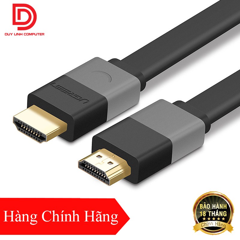 Cáp HDMI 1M dẹt chính hãng Ugreen UG 30108