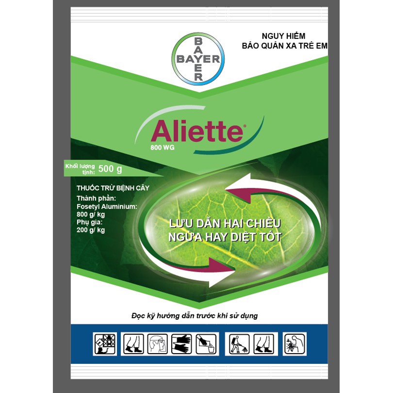 Thuốc Trừ Bệnh Cây Trồng Aliette 800WG (gói 100g)