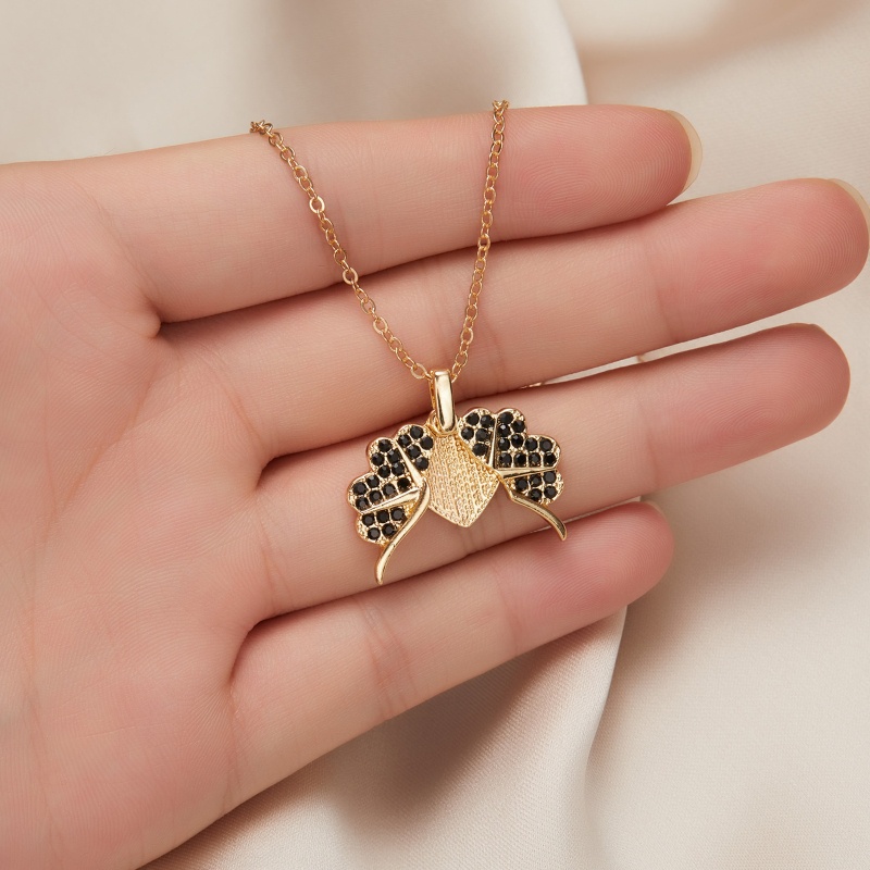 Flgo Vòng cổ Mặt Cỏ Bốn Lá Tinh Tế Có Thể Mở Ra Làm Quà Tặng Sinh Nhật Kỷ Niệm Cho Bạn Gái