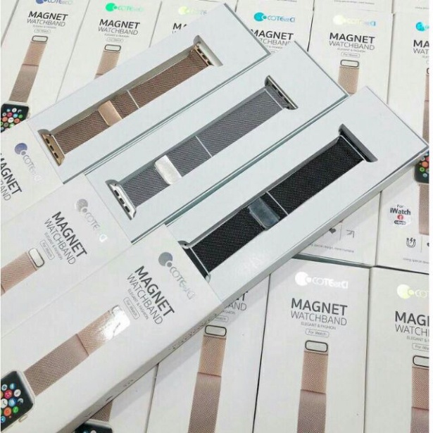 - Dây Milanese Loop dành cho APPLE WATCH Seri 1 - 2 - 3 - 4 - 5 - 6 - SE - Seri 7 - 8 Chính Hãng Coteetci