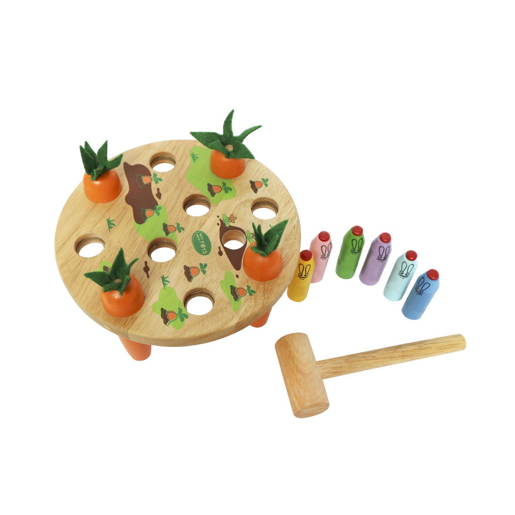Đồ chơi gỗ Búa đập thỏ Winwintoys 64192