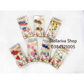 BTS - BT21 - Tai nghe BTS linh vật BTS siêu cute Cooky Tata Chimmy Shooky Koya Rj Mang