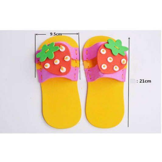 Tự làm dép lê handmade cho bé