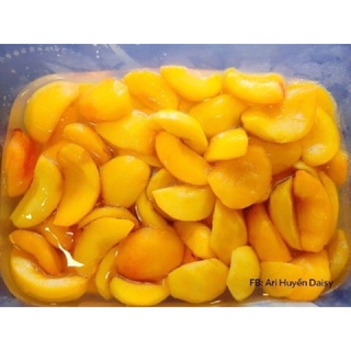LON 820GR ĐÀO MIẾNG ngâm THÁI LAN