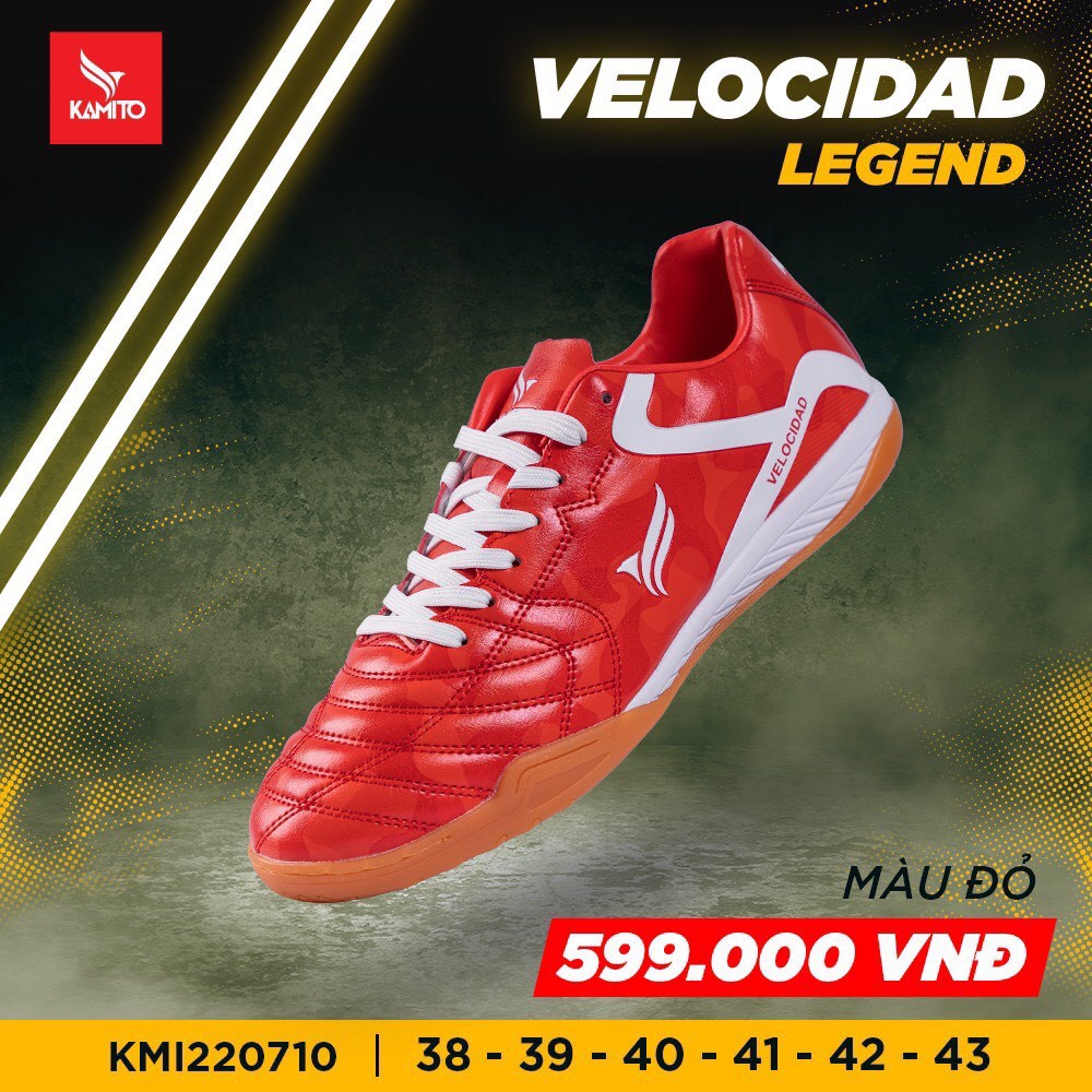 Kamito Velocidad Legend IC - KMA220710 - Màu Đỏ