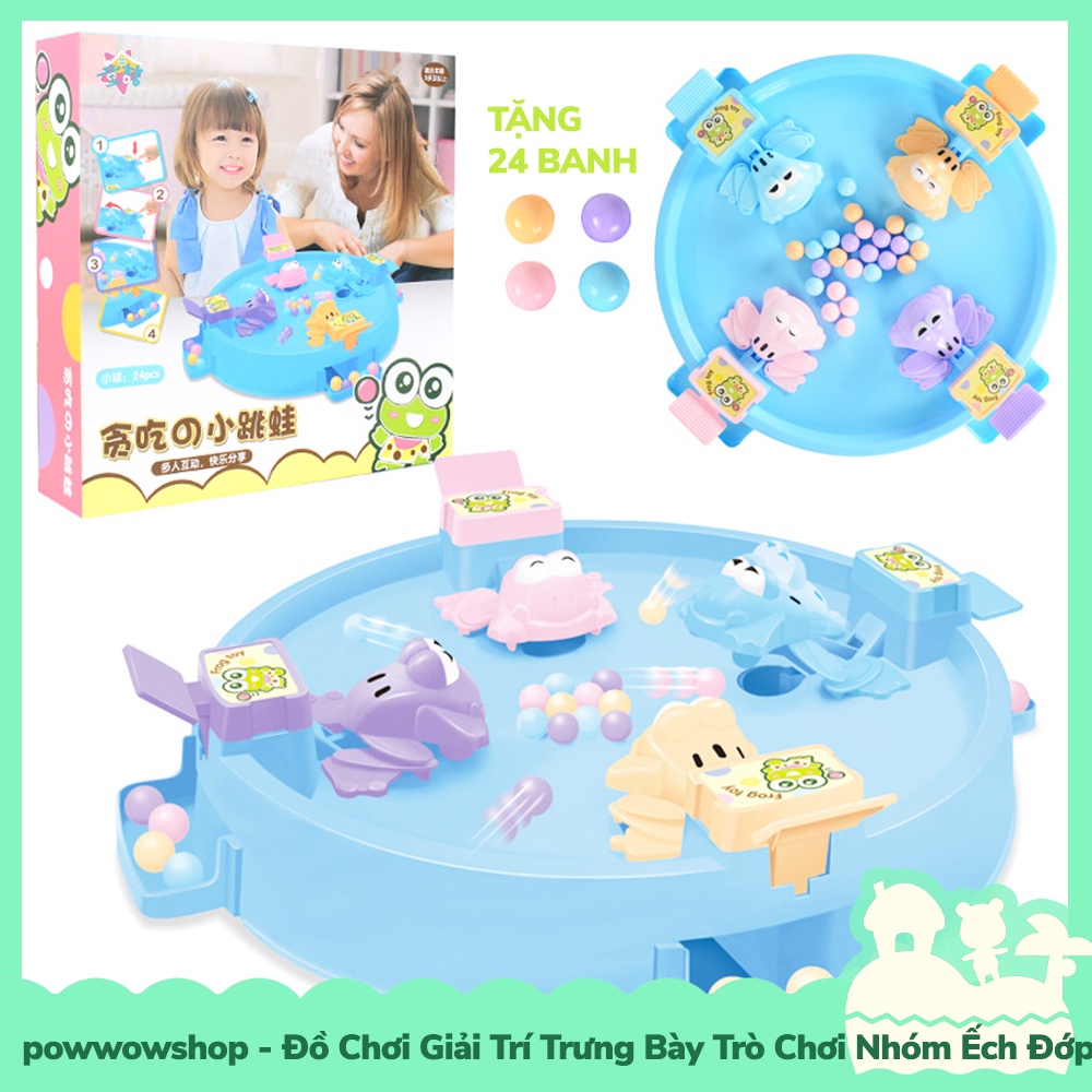 [Sẵn VN - Hỏa Tốc] Đồ Chơi Trưng Bày Giải Trí Ếch Ăn Banh Vụi Nhộn Chơi Nhóm 4 Người Dành Cho Gia Đình Hoặc Hội Bạn