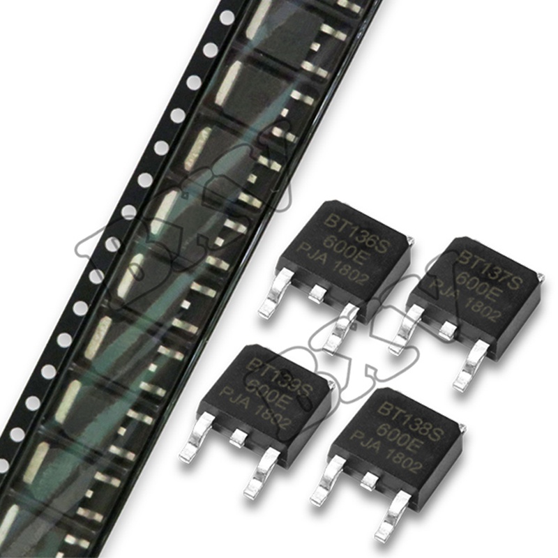 Set 10 Linh Kiện Điện Tử BT136S-600E BT137S-600E T138S-600E BT139S-600E TO252 BT136 600E TO-252 BT136S-600 BT136S 600E SMD Chuyên Dụng