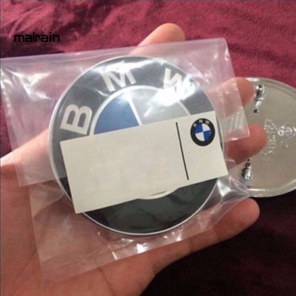 Bộ 2 ghim hình biểu tượng Logo xe hơi Bmw cỡ 82mm