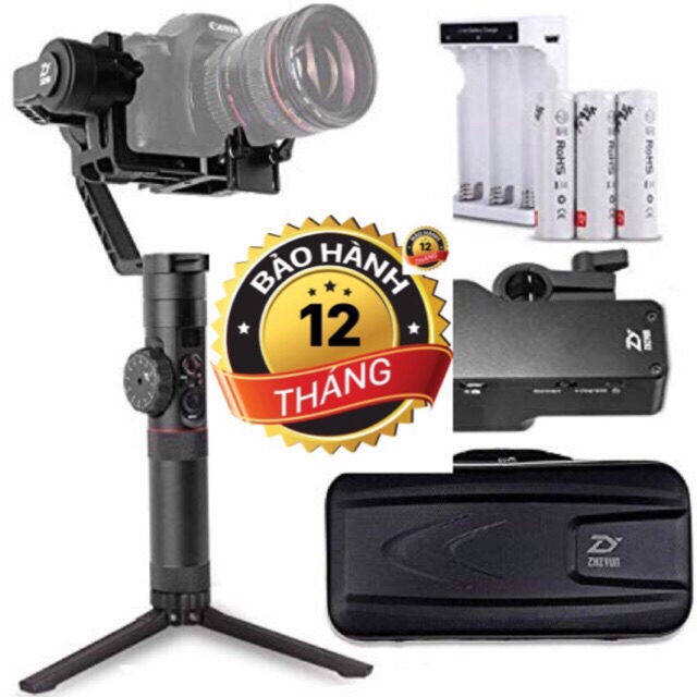 Gimbal chống rung cho máy ảnh - Zhiyun Crane 2 kèm cụm follow focus