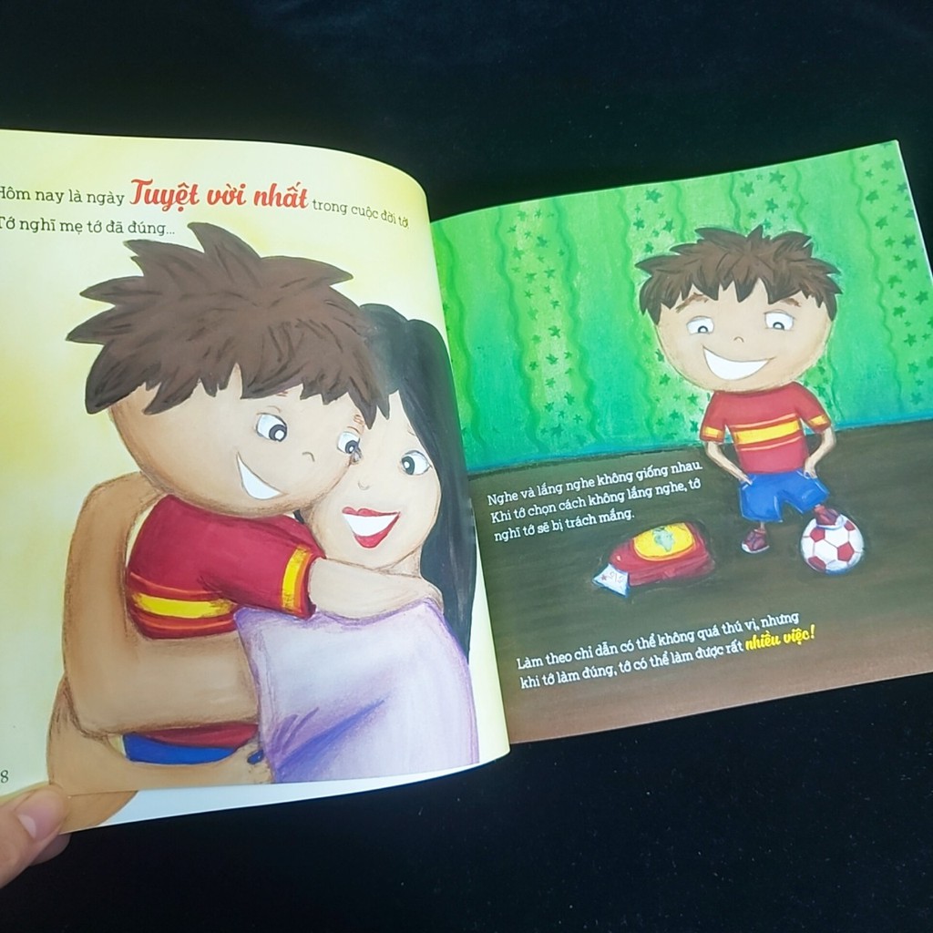 Sách - combo Picture book song ngữ con xin lối 6c