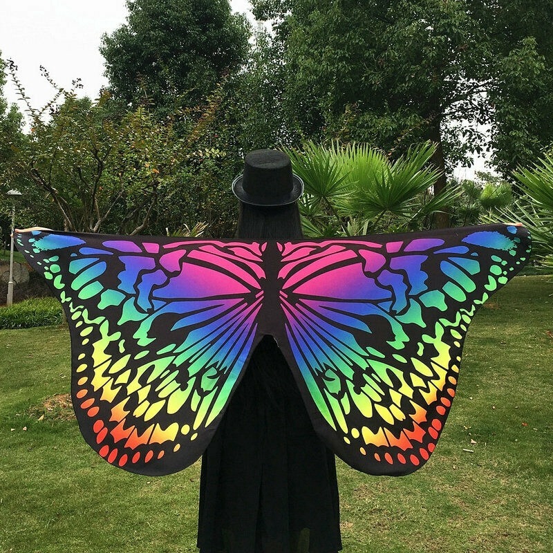 Butterfly Wings Cape Shawl Adult Fairy Pixie Cloak Costume Fancy Dress Party | BigBuy360 - bigbuy360.vn