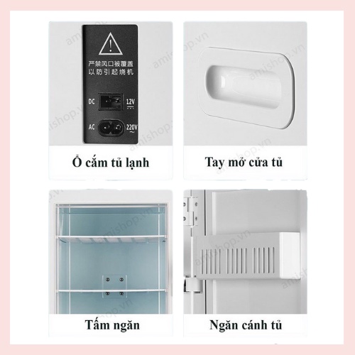 Tủ lạnh mini Hyundai [Hàng có sẵn] Làm mát - Làm ấm 2 in 1 - Bảo hành 6 tháng 1 đổi 1 trong 30 ngày