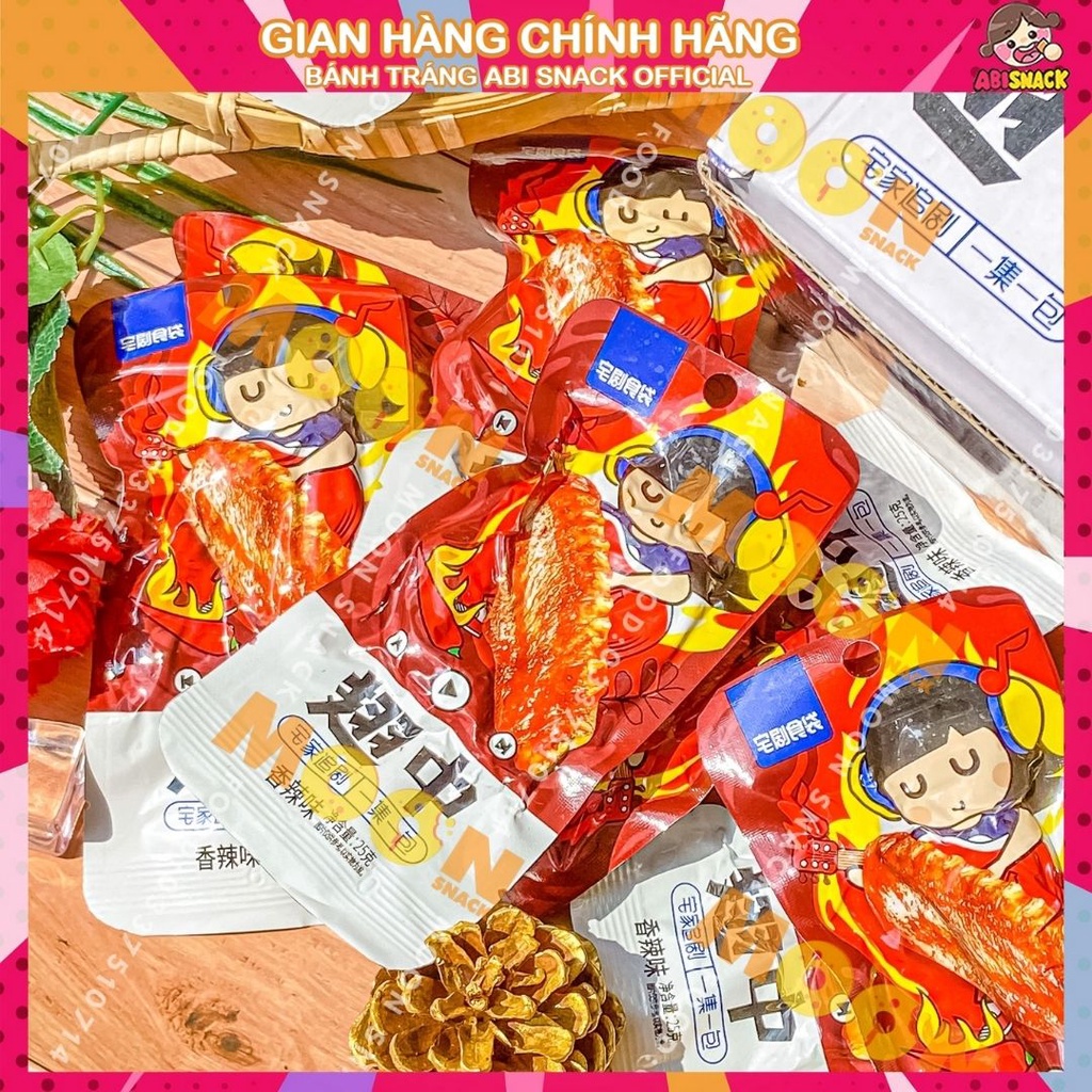 Mới Cánh vịt tẩm nướng mật ong cô gái hương vị Trung Hoa Zhai Opera Food Bag gói 25g