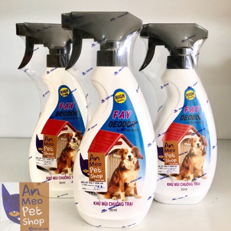 Dung Dịch Khử Mùi Chuồng Trại Fay Deodor For Pet’s environment Fay 350ml