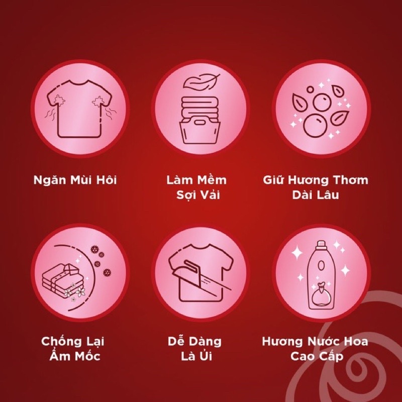 Túi nước xả vải đậm đặc Downy Tinh dầu thơm