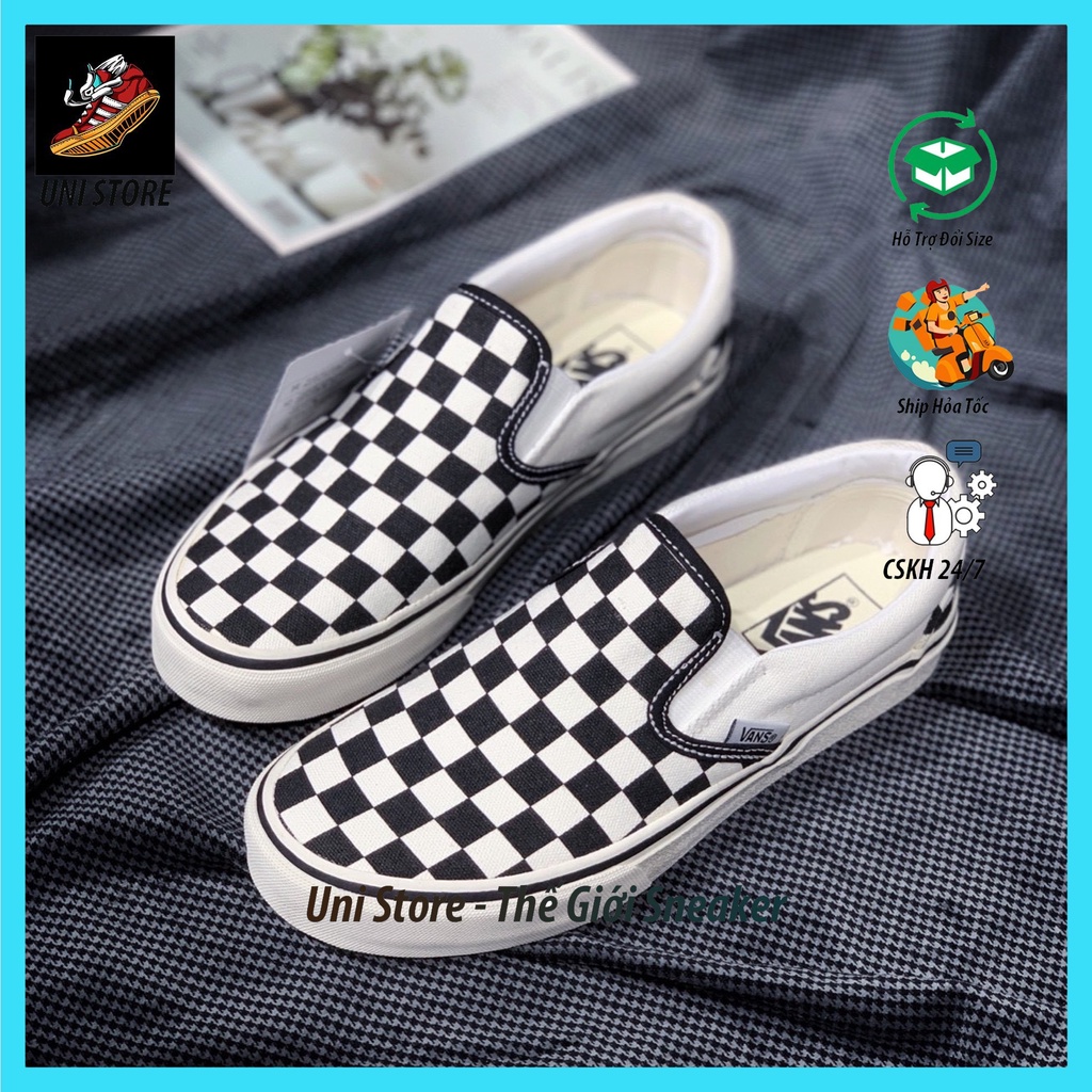 Giày Vans Đen Classic Vault, Giày Vans Nam Nữ Thể Thao Cao Cấp Full Box