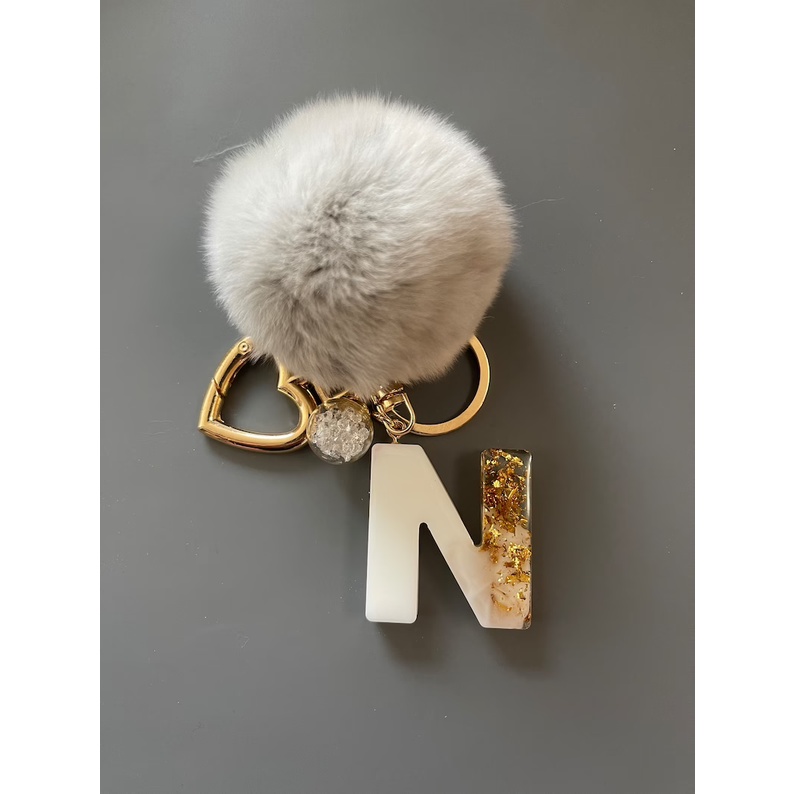 Móc khóa thiết kế theo tên riêng handmade Resin - Name