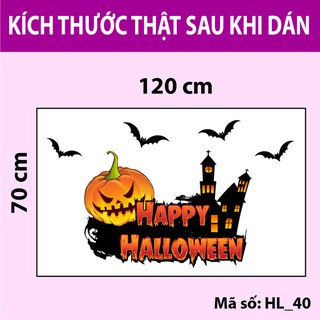 DECAL TRANG TRÍ HALLOWEEN SỐ 40
