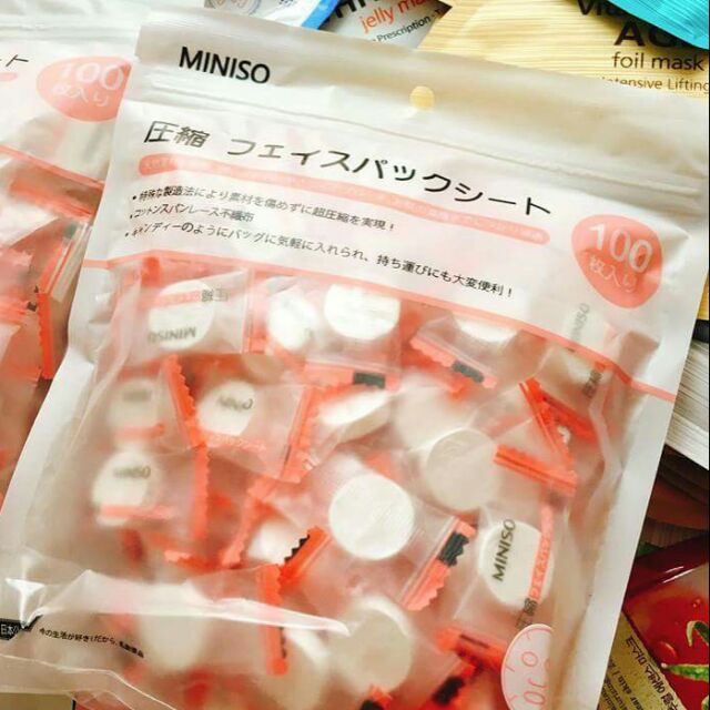 10 viên nạ nén Miniso