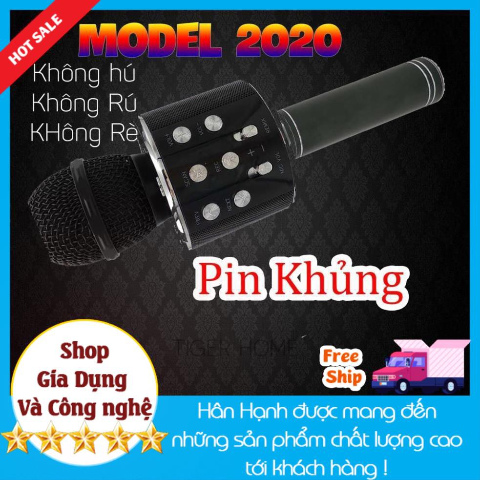 Mic Karaoke Kết Đa Chức năng Kết nối TV, MTB,ĐT,.....kiêm loa bluetooth- kết nối Ra Loa thùng 2021