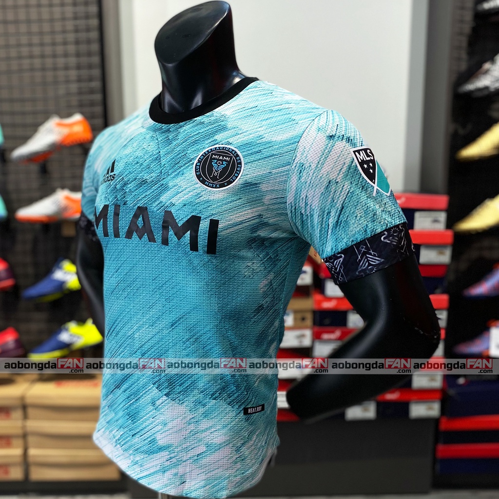Quần Áo Bóng Đá Miami Xanh Xước 22/23 - Vải Thái