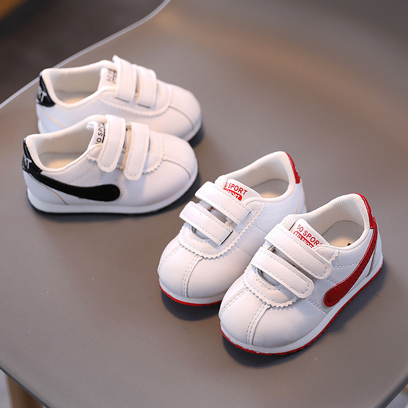 Giày Thể Thao Đế Mềm Màu Trắng Thời Trang Cho Bé Baby toddler shoes