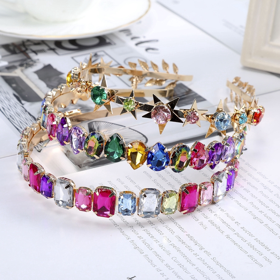 Băng Đô Kim Loại Đính Đá Xinh Xắn Cho Nữ