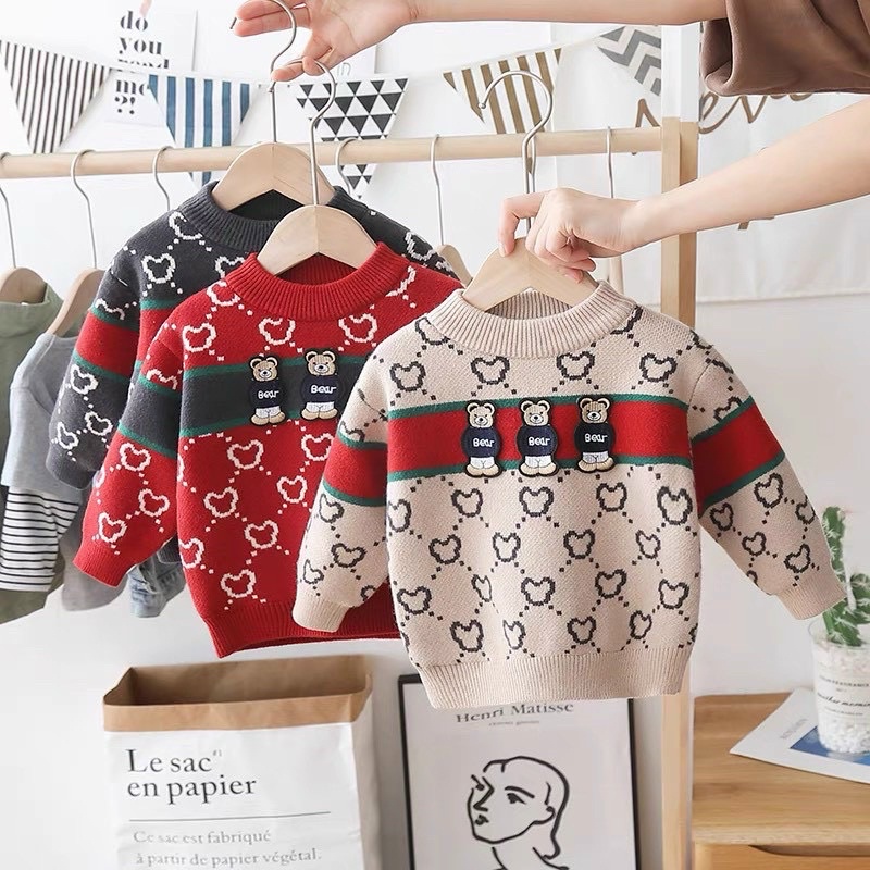 Áo Len Lông Thỏ Quảng Châu Cho Bé