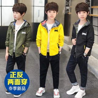 Áo khoác gió 2 mặt!