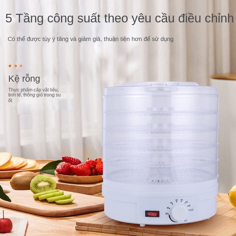 Máy Sấy Khô Rau Củ Quả / Thịt / Trái Cây / Rau Củ Quả Tiện Dụng Cho Gia Đình