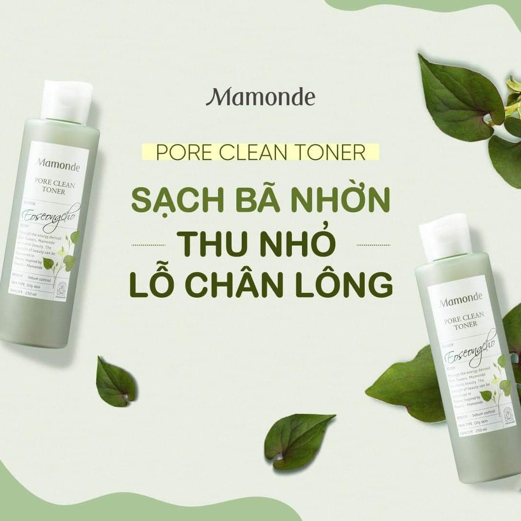 Nước hoa hồng mamonde toner 250ml giúp làm dịu da nhạy cảm dưỡng ẩm da