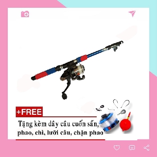 Bộ Cần Câu Máy Cá Full Phụ Kiện Cao Cấp