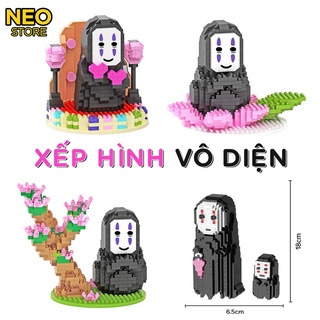 Đồ chơi lắp ráp sáng tạo Vô diện Spirited Away - Lắp Ráp Mô Hình 3D Magic Block Medium size - đồ chơi trí tuệ