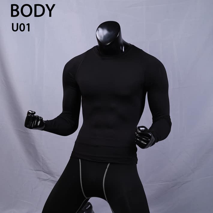 [ Đẹp xuất Sắc ] Áo giữ nhiệt nam thể thao dài tay nhiều màu size từ 45 đến 90kg