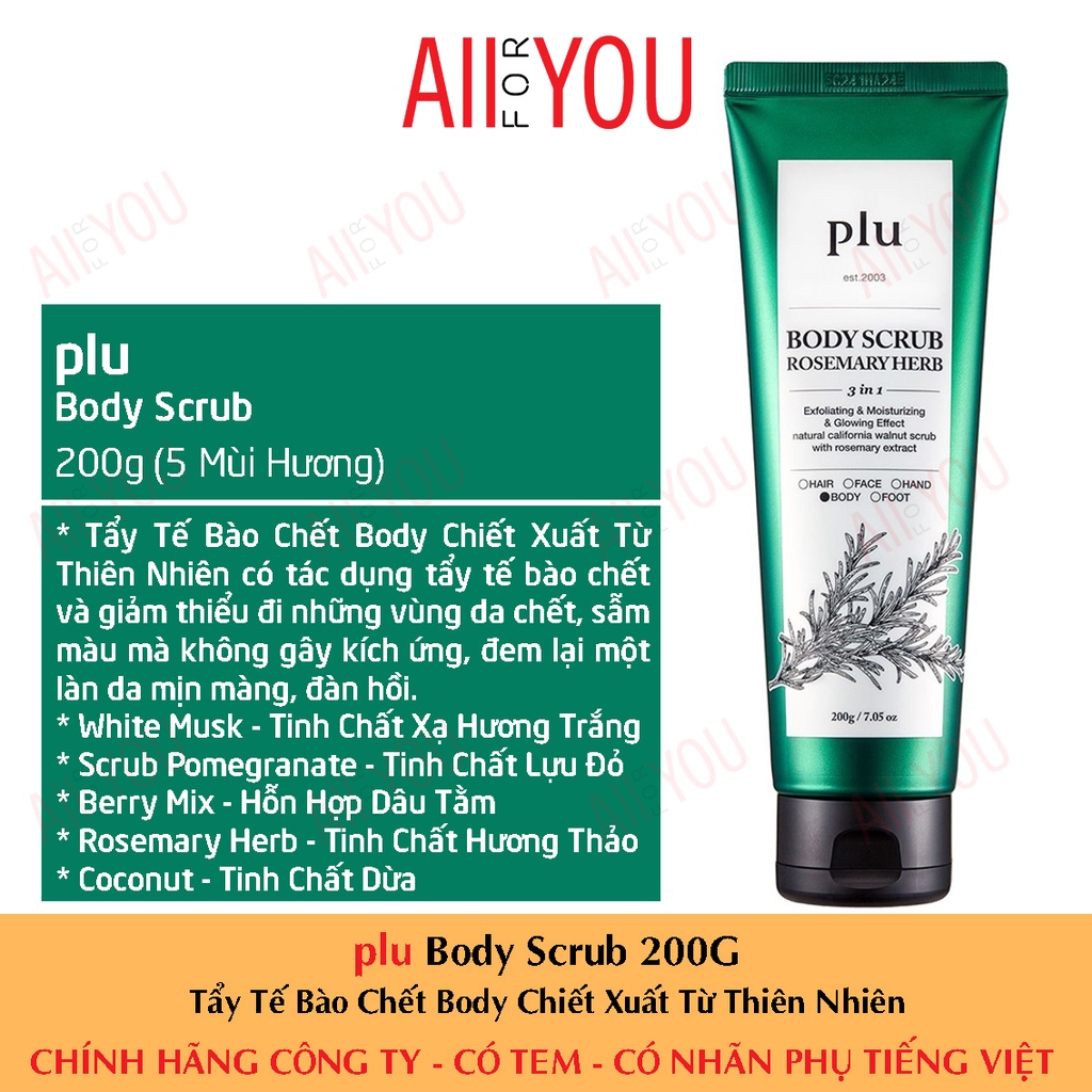 [MEDIHEAL VN] [DATE 9/2022] PLU Body Scrub 200G - Tẩy Tế Bào Chết Toàn Thân Tinh Chất Thiên Nhiên | BigBuy360 - bigbuy360.vn